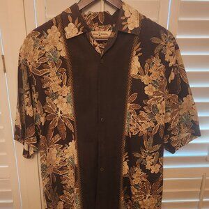 TOMMY BAHAMA BUTTON DOWN SHORT SLEEVE SHIRT SIZE L